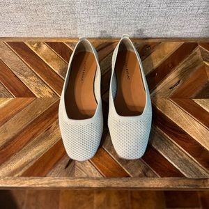 Lucky Brand Ballet Flats, Womens Size 7.5, Tan/Metallic